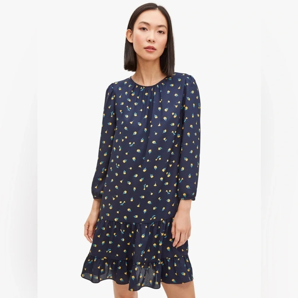 Kate Spade Dainty Bloom Shift Dress in LIGHT ADRIATIC BLUE XS